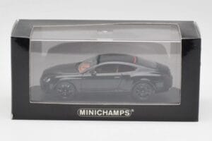 Bentley Continental GT Negru Cu Jante Negre Minichamps 1:43 BENTLEY002 Metal - imaginea 4 din 4