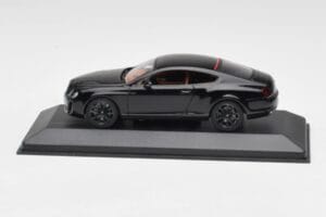 Bentley Continental GT Negru Cu Jante Negre Minichamps 1:43 BENTLEY002 Metal
