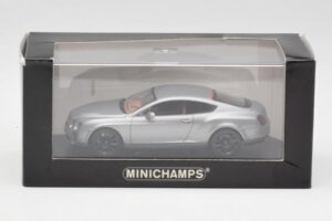 Bentley Continental GT Gri Cu Jante Negre Minichamps 1:43 BENTLEY001 Metal - imaginea 4 din 4