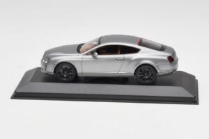 Bentley Continental GT Gri Cu Jante Negre Minichamps 1:43 BENTLEY001 Metal