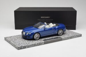 Bentley Continental GT Speed Cabriolet Albastru Minichamps 1:18 107139331 Metal - imaginea 6 din 6