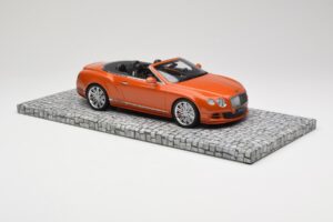 Bentley Continental GT Speed Cabriolet Orange Metallic Minichamps 1:18 107139430 Metal - imaginea 4 din 6