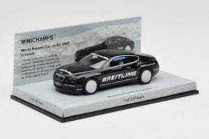 Bentley Continental GT World Record Car on Ice Negru Minichamps 1:43 436139026-O Metal - imaginea 2 din 4