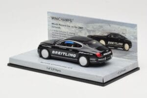 Bentley Continental GT World Record Car on Ice Negru Minichamps 1:43 436139026-O Metal - imaginea 3 din 4