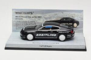 Bentley Continental GT World Record Car on Ice Negru Minichamps 1:43 436139026-O Metal