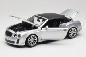Bentley Continental Supersports Cabriolet Generatia 1 Argintiu Bburago 1:18 18-11037S Metal - imaginea 2 din 8