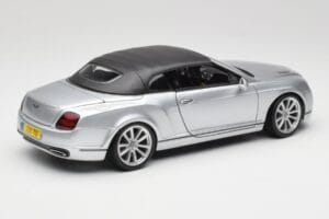 Bentley Continental Supersports Cabriolet Generatia 1 Argintiu Bburago 1:18 18-11037S Metal - imaginea 3 din 8