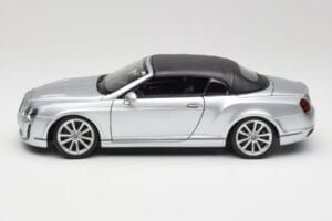 Bentley Continental Supersports Cabriolet Generatia 1 Argintiu Bburago 1:18 18-11037S Metal - imaginea 4 din 8