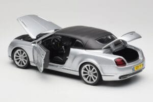 Bentley Continental Supersports Cabriolet Generatia 1 Argintiu Bburago 1:18 18-11037S Metal - imaginea 5 din 8