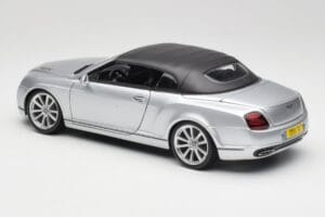 Bentley Continental Supersports Cabriolet Generatia 1 Argintiu Bburago 1:18 18-11037S Metal - imaginea 7 din 8