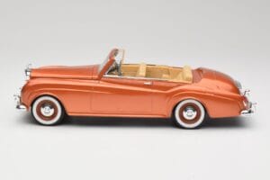 Bentley Type S2 Mulliner Cabriolet Tudor Portocaliu Metalic Solido 1:18 8007 Metal - imaginea 4 din 8