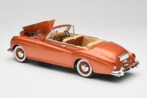 Bentley Type S2 Mulliner Cabriolet Tudor Portocaliu Metalic Solido 1:18 8007 Metal - imaginea 5 din 8