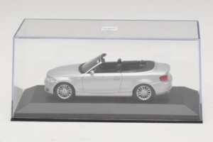 BMW 1-Series E88 Cabriolet Titan Silver Minichamps 1:43 80420427037-R1 Metal - imaginea 4 din 5