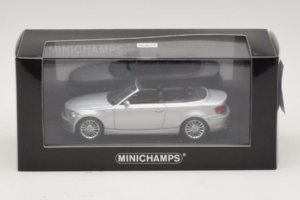 BMW 1-Series E88 Cabriolet Titan Silver Minichamps 1:43 80420427037-R1 Metal - imaginea 5 din 5