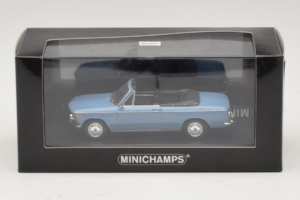 BMW 1600 Cabriolet Albastru Minichamps 1:43 80420396188 Metal - imaginea 4 din 4