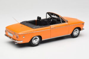 BMW 1600 Cabriolet Portocaliu Minichamps 1:18 100021030-O Metal - imaginea 3 din 8