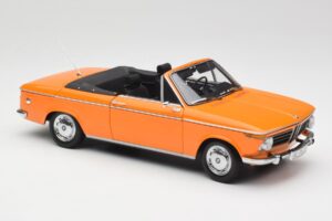BMW 1600 Cabriolet Portocaliu Minichamps 1:18 100021030-O Metal - imaginea 6 din 8
