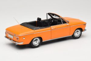 BMW 1600 E10 Cabriolet Portocaliu Minichamps 1:18 100021030 Metal - imaginea 3 din 8