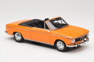 BMW 1600 E10 Cabriolet Portocaliu Minichamps 1:18 100021030 Metal - imaginea 6 din 8