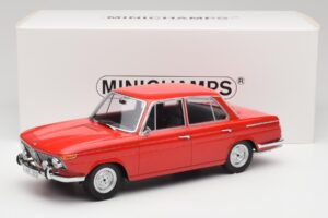 BMW 1800 Ti Carmin Roșu Minichamps 1:18 107024001 Metal - imaginea 6 din 6