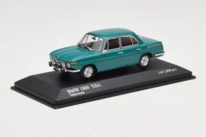 BMW 1800 TI/SA Verde Închis Minichamps 1:43 403025103 Metal - imaginea 2 din 4