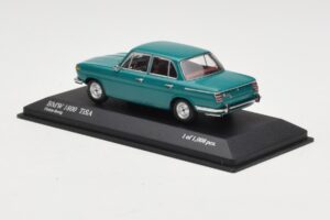 BMW 1800 TI/SA Verde Închis Minichamps 1:43 403025103 Metal - imaginea 3 din 4