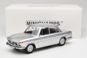 BMW 1800 Ti Argintiu Minichamps 1:18 107024000 Rășină - imaginea 6 din 6