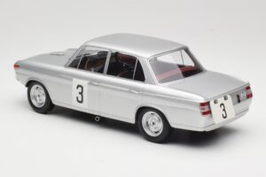 BMW 1800 TiSA #3 D. Glemser / J. Ickx 24 Hours of Spa 1965 Minichamps 1:18 155652903 Metal - imaginea 5 din 6