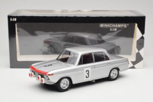 BMW 1800 TiSA #3 D. Glemser / J. Ickx 24 Hours of Spa 1965 Minichamps 1:18 155652903 Metal - imaginea 6 din 6