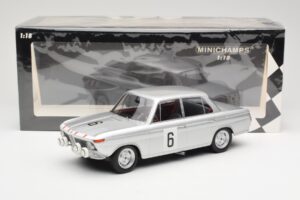 BMW 1800 TiSA #6 J. Munaron / K. Eppelein 24 Hours of Spa 1965 Minichamps 1:18 155652906 Metal - imaginea 6 din 6