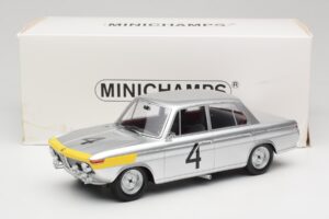 BMW 1800 TiSA #4 J. Ickx / J. van Ophem 24 Hours of Spa 1965 Winners Minichamps 1:18 107652504 Rășină - imaginea 6 din 6