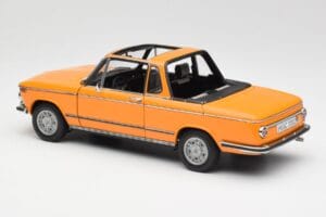 BMW 2002 E10 Cabriolet Colorado Portocaliu AUTOart 1:18 80430300713 Metal - imaginea 7 din 8
