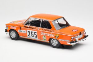BMW 2002 Jagermeister #255 W. Stiller Rally Monte Carlo 1973 IXO 1:18 18RMC165 Metal - imaginea 5 din 6