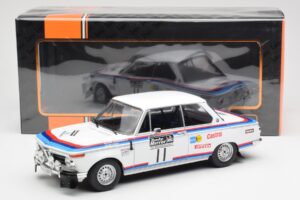 BMW 2002 #11 A. Warmbold / J. Todt RAC Rally 1973 IXO 1:18 18RMC164 Metal - imaginea 6 din 6