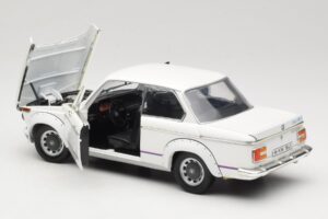 BMW 2002 Turbo E10 Alb Anson 1:18 30393 Metal - imaginea 5 din 8