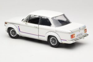 BMW 2002 Turbo E10 Alb Anson 1:18 30393 Metal - imaginea 7 din 8