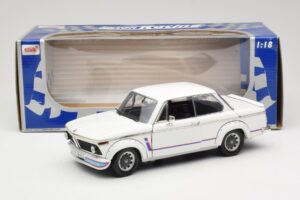 BMW 2002 Turbo E10 Alb Anson 1:18 30393 Metal - imaginea 8 din 8