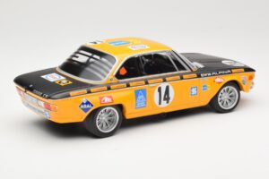 BMW 2800 CS BMW Alpina #14 H. Kelleners / G. Huber Winners 24 Hours of Spa 1970 Minichamps 1:18 155702714 Metal - imaginea 2 din 6