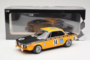 BMW 2800 CS BMW Alpina #14 H. Kelleners / G. Huber Winners 24 Hours of Spa 1970 Minichamps 1:18 155702714 Metal - imaginea 6 din 6
