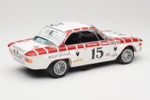 BMW 2800 CS E9 #15 Team Marabout Gaye / S. Braillard 24 Hours of Spa 1972 Minichamps 1:18 155722715 Metal - imaginea 2 din 6
