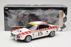 BMW 2800 CS E9 #15 Team Marabout Gaye / S. Braillard 24 Hours of Spa 1972 Minichamps 1:18 155722715 Metal - imaginea 6 din 6