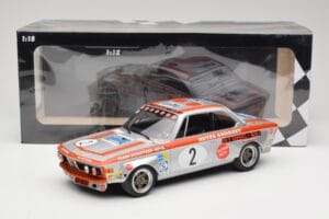 BMW 2800 CS E9 #2 Team Schnitzer J. Fitzpatrick / H. Heyer Winners Grand Prix Touring Cars Nurburgring 1972 Minichamps 1:18 1 - imaginea 6 din 6