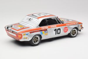 BMW 2800 CS Team Schnitzer #10 J. Fitzpatrick / J. Peltier Spa 1972 Minichamps 1:18 155722710 Metal - imaginea 2 din 6
