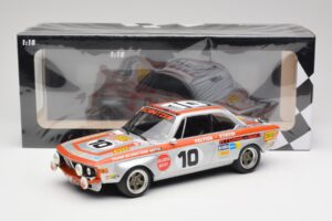 BMW 2800 CS Team Schnitzer #10 J. Fitzpatrick / J. Peltier Spa 1972 Minichamps 1:18 155722710 Metal - imaginea 6 din 6