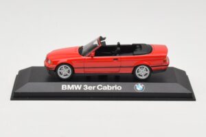 BMW 3 Series E30 Cabriolet Roșu Minichamps 1:43 80429421500 Metal
