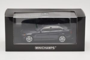 BMW 3 Series E90 Dark Blue Metallic Minichamps 1:43 80420392151-R Metal - imaginea 5 din 5