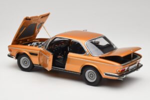 BMW 3.0 CSi E9 Gold Metallic Minichamps 1:18 180029027 Metal - imaginea 5 din 8