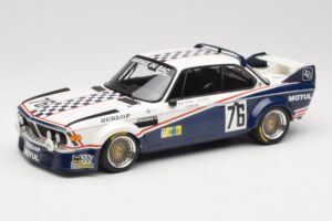BMW 3.0 CSL E9 Garage Du Bac #76 P. Depnic / H. Coulon 24 Hours of Le Mans 1977 Minichamps 1:18 155772576 Metal