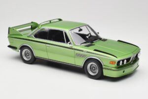 BMW 3.0 CSL E9 Green Metallic Minichamps 1:18 155028132 Metal - imaginea 4 din 6