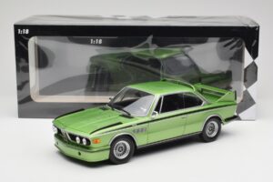BMW 3.0 CSL E9 Green Metallic Minichamps 1:18 155028132 Metal - imaginea 6 din 6